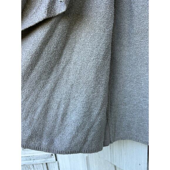 Barefoot Dreams CozyChic Lite Cardigan Beige Open Front Lightweight Sweater 8/10 - Picture 4 of 8